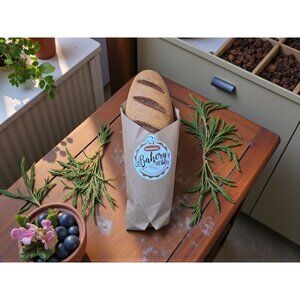 New FAKE Bakery Holiday Butter French Bread Basket Decorative Decor